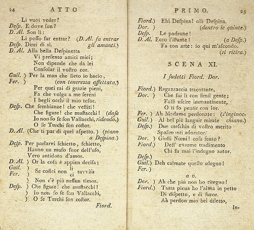 Cosi libretto - Act 1.13