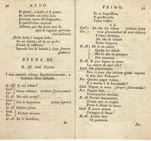 Cosi libretto - Act 1.16