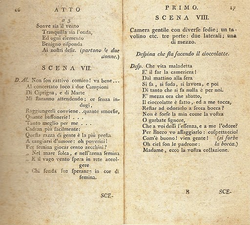 Cosi libretto - Act 1.9