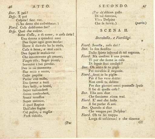 Cosi libretto - Act 2.3